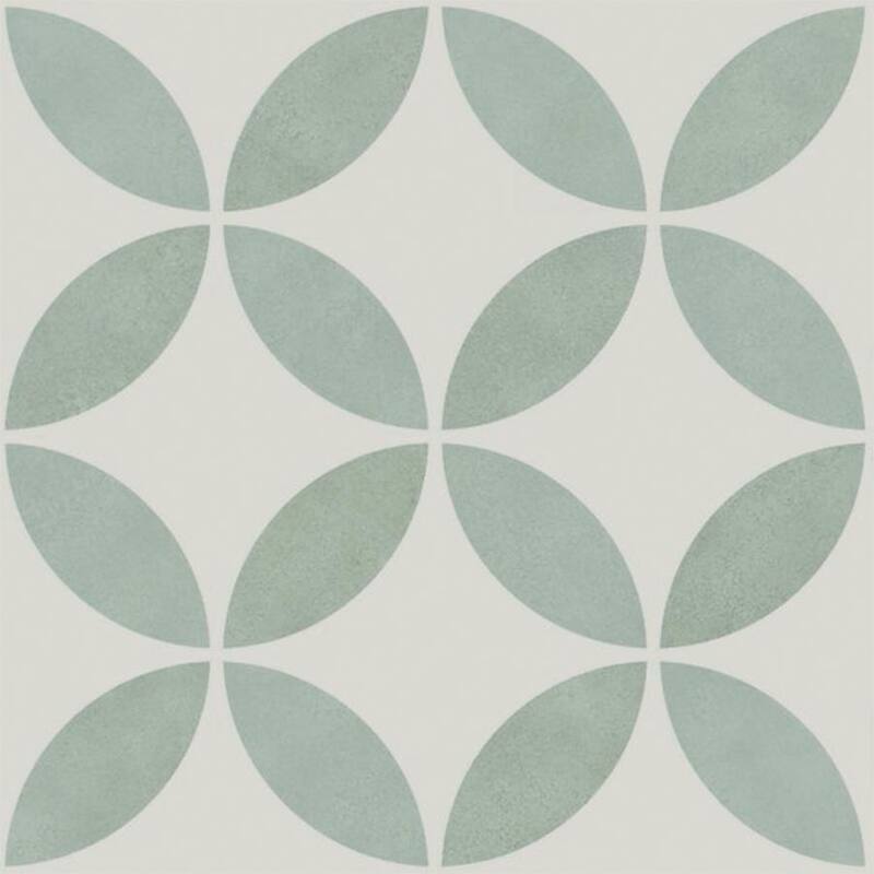 BATCH Perth 6X6 "Guilford" Porcelain Floor and Wall Tile Teal Bed Bath & Beyond 40408248